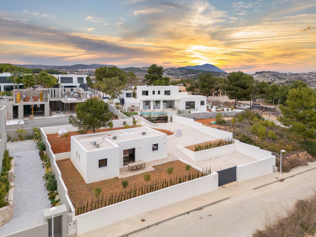 Villa met zeezicht in Moraira, Costa Blanca.